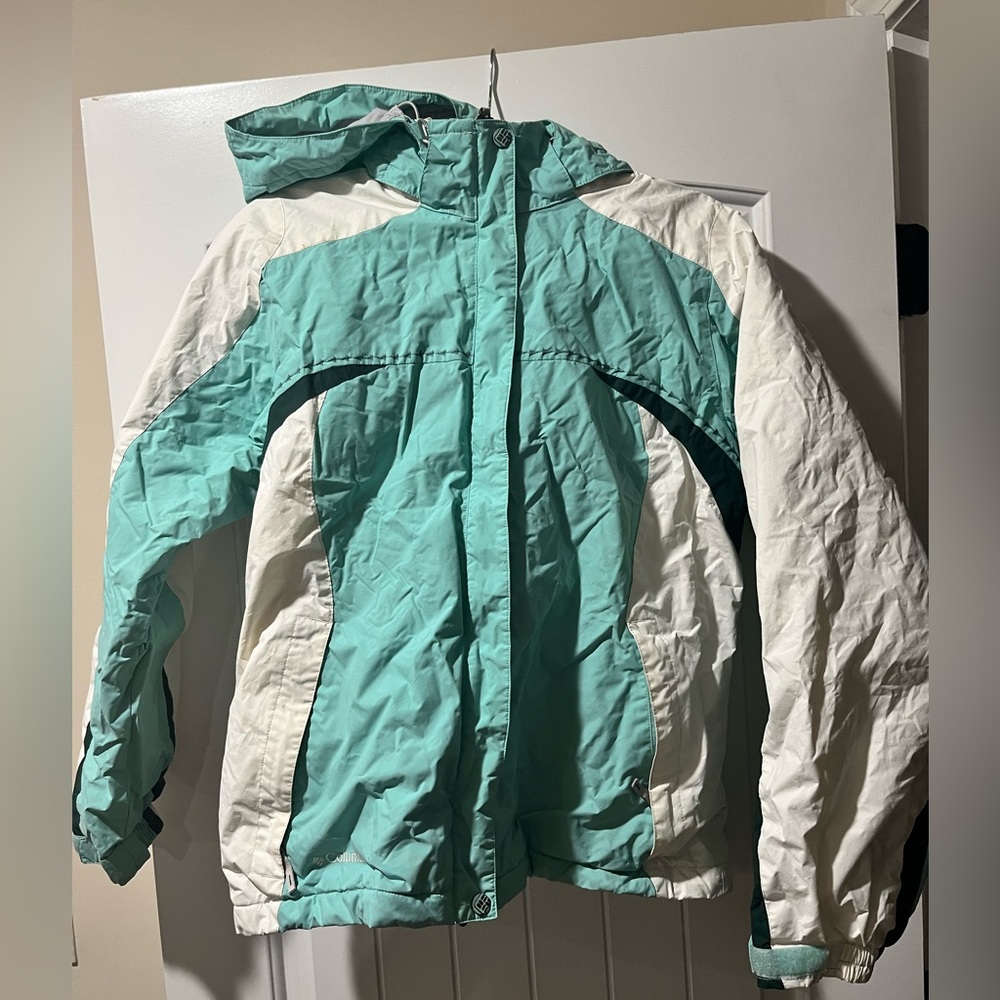 Teal columbia jacket